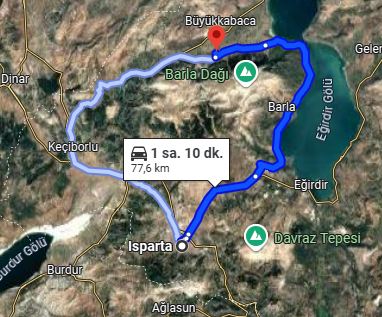 ISPARTA SENİRKENT YASSIÖREN MAH. 1.099M² TARLA SATILIKTIR - ISPARTA SENİRKENT fotoğraf 3